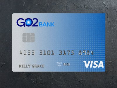 GO2 Bank Debit Card Psd Template