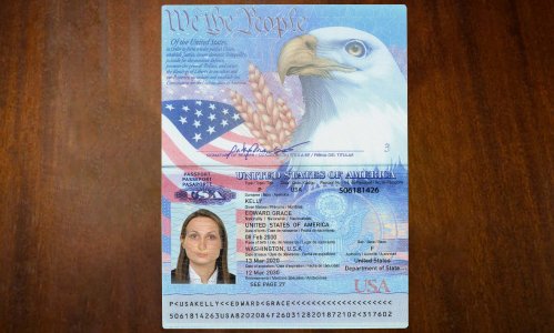 US Passport PSD Template